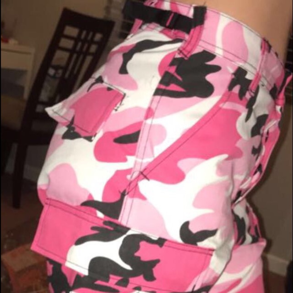 Rothco Hot pink camo bdu pants